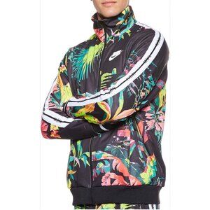 Nike Track Jacket Men’s Size Small Sportswear NSW Floral Full Zip Style AR1611